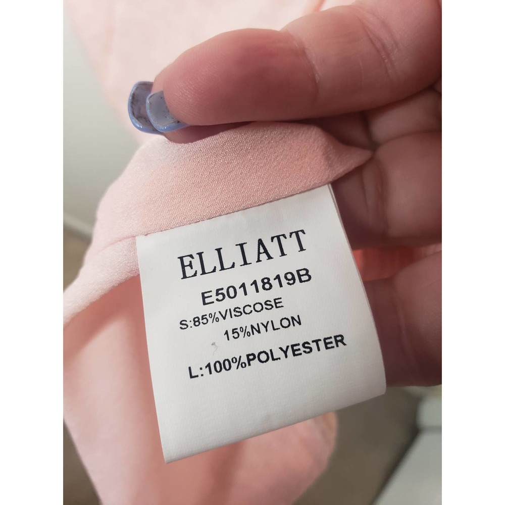Elliatt Acacia Dress Off Shoulders Peach Textured midi dress - Picture 11 of 14